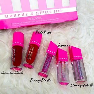 NWOT Morphe x Jeffree Star Iconic Nudes Lip Kit